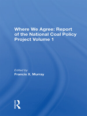 cover image of National Coal Policy Vol 1